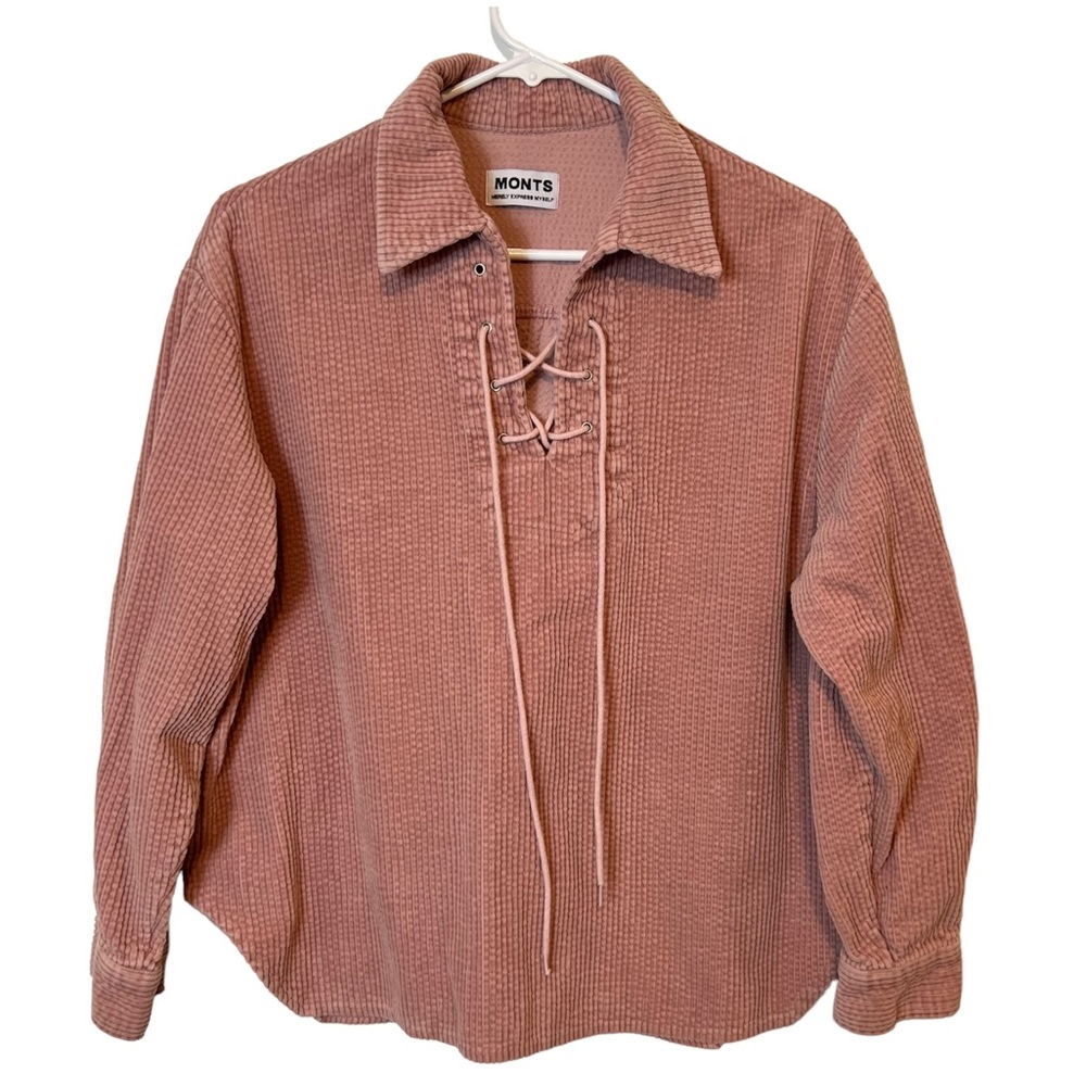 Monts long sleeve blouse Top Size M U-437